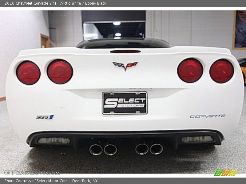 Arctic White / Ebony Black 2010 Chevrolet Corvette ZR1