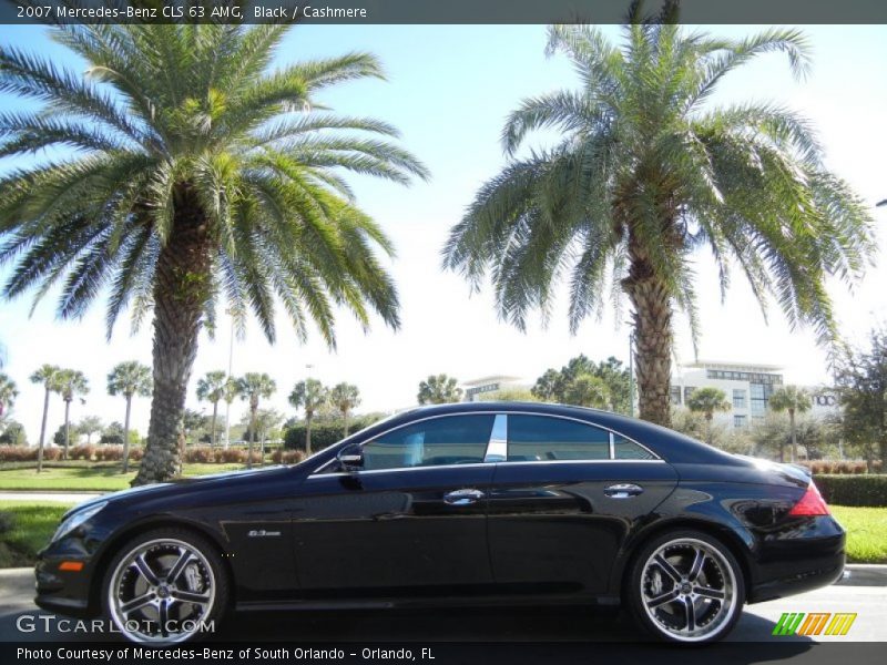 Black / Cashmere 2007 Mercedes-Benz CLS 63 AMG