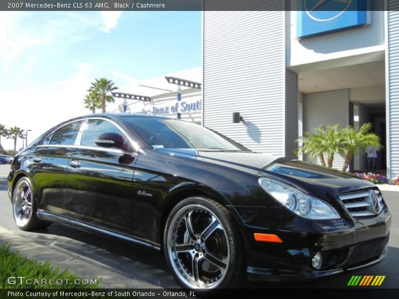 Black / Cashmere 2007 Mercedes-Benz CLS 63 AMG