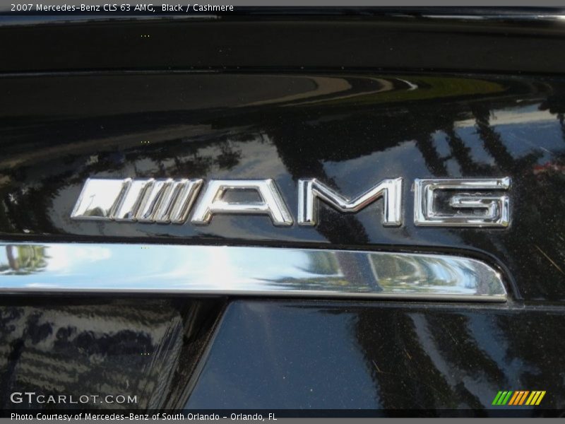 Black / Cashmere 2007 Mercedes-Benz CLS 63 AMG