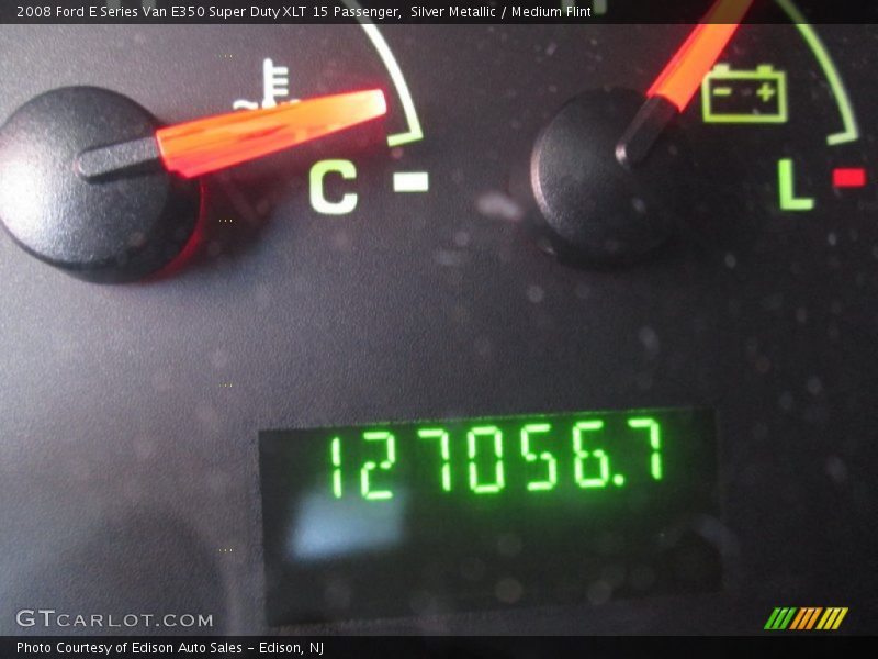 Silver Metallic / Medium Flint 2008 Ford E Series Van E350 Super Duty XLT 15 Passenger