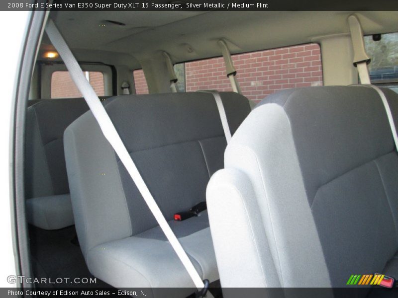 Silver Metallic / Medium Flint 2008 Ford E Series Van E350 Super Duty XLT 15 Passenger
