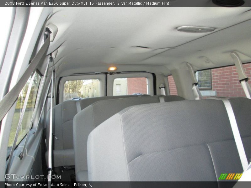 Silver Metallic / Medium Flint 2008 Ford E Series Van E350 Super Duty XLT 15 Passenger