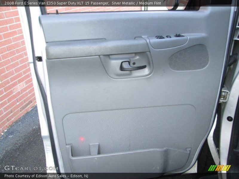 Silver Metallic / Medium Flint 2008 Ford E Series Van E350 Super Duty XLT 15 Passenger