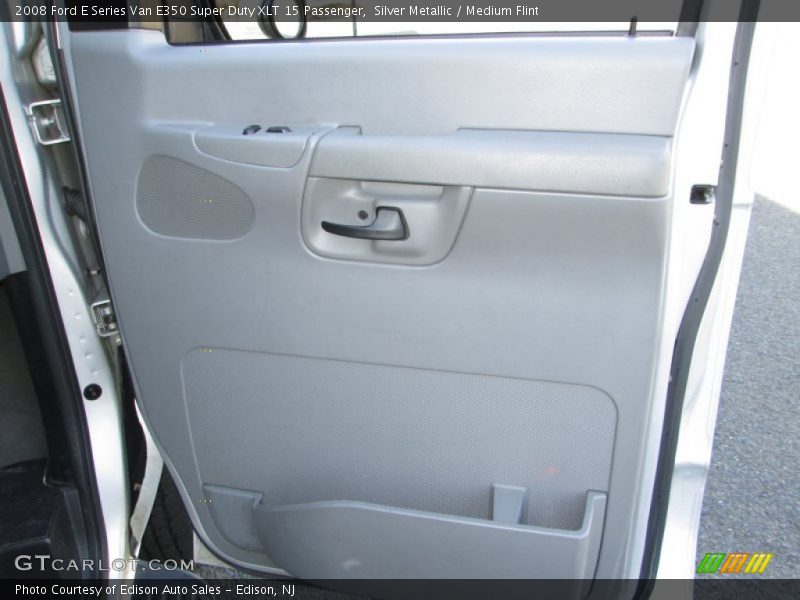 Silver Metallic / Medium Flint 2008 Ford E Series Van E350 Super Duty XLT 15 Passenger