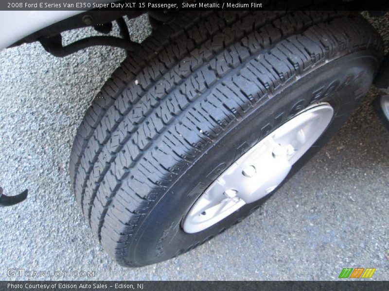Silver Metallic / Medium Flint 2008 Ford E Series Van E350 Super Duty XLT 15 Passenger
