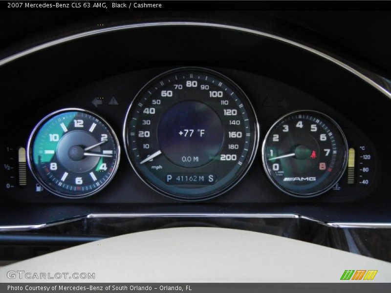 Black / Cashmere 2007 Mercedes-Benz CLS 63 AMG