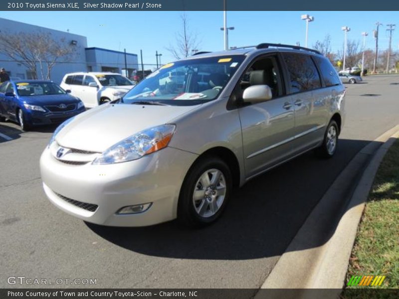 Silver Shadow Pearl / Stone 2010 Toyota Sienna XLE