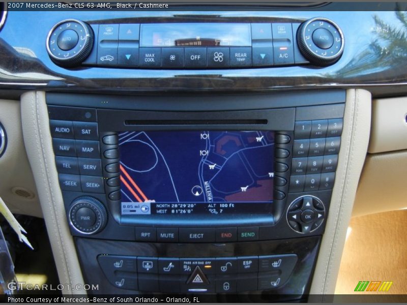 Black / Cashmere 2007 Mercedes-Benz CLS 63 AMG