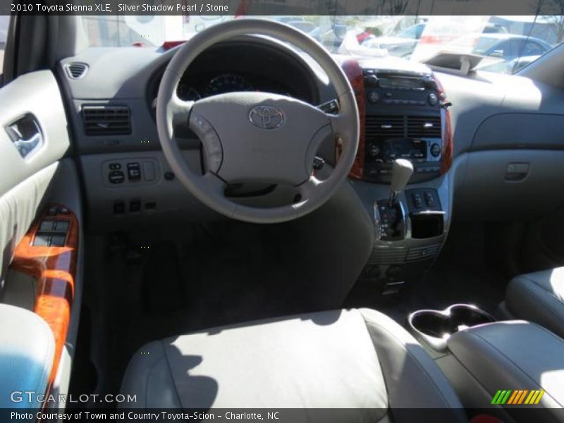 Silver Shadow Pearl / Stone 2010 Toyota Sienna XLE