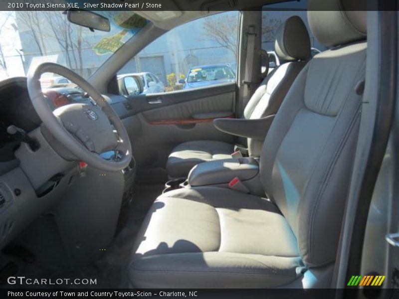 Silver Shadow Pearl / Stone 2010 Toyota Sienna XLE