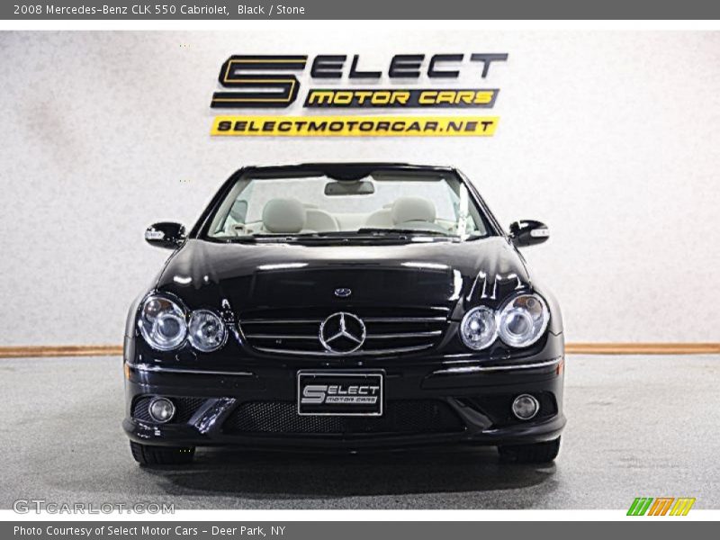 Black / Stone 2008 Mercedes-Benz CLK 550 Cabriolet