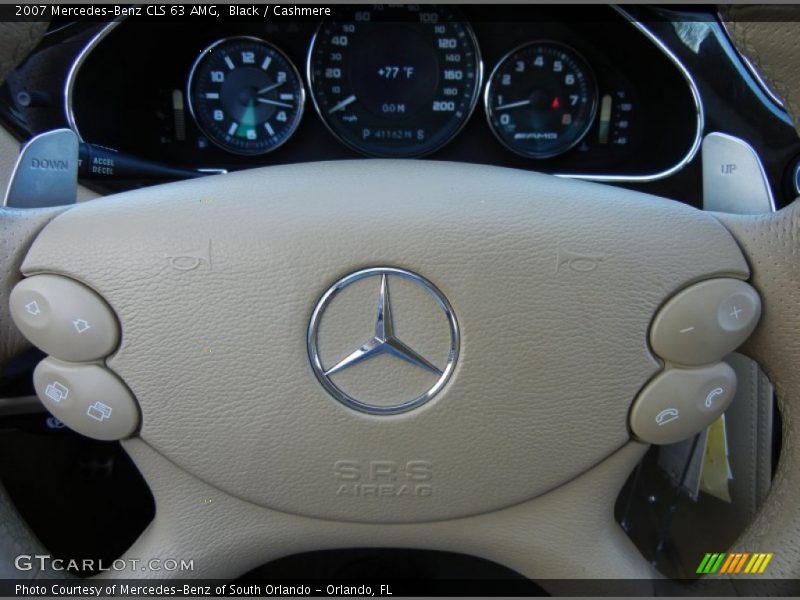 Black / Cashmere 2007 Mercedes-Benz CLS 63 AMG
