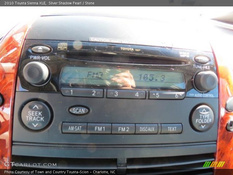 Silver Shadow Pearl / Stone 2010 Toyota Sienna XLE