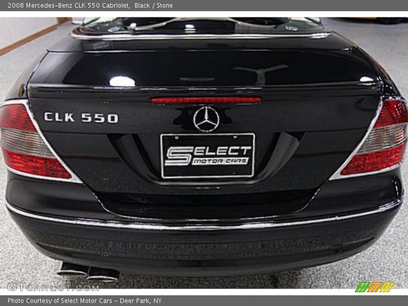 Black / Stone 2008 Mercedes-Benz CLK 550 Cabriolet