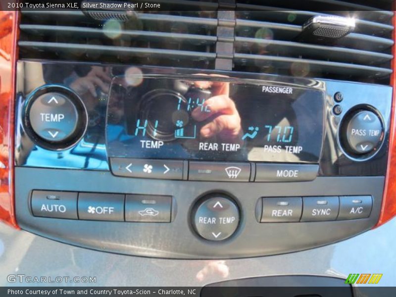 Silver Shadow Pearl / Stone 2010 Toyota Sienna XLE