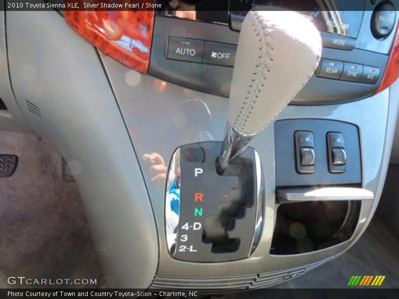 Silver Shadow Pearl / Stone 2010 Toyota Sienna XLE