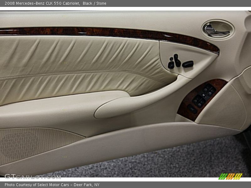 Black / Stone 2008 Mercedes-Benz CLK 550 Cabriolet
