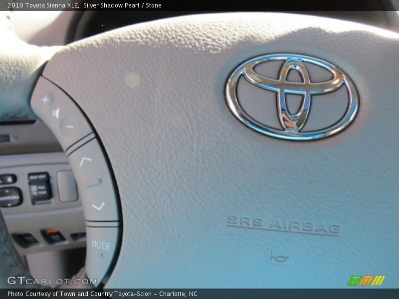 Silver Shadow Pearl / Stone 2010 Toyota Sienna XLE