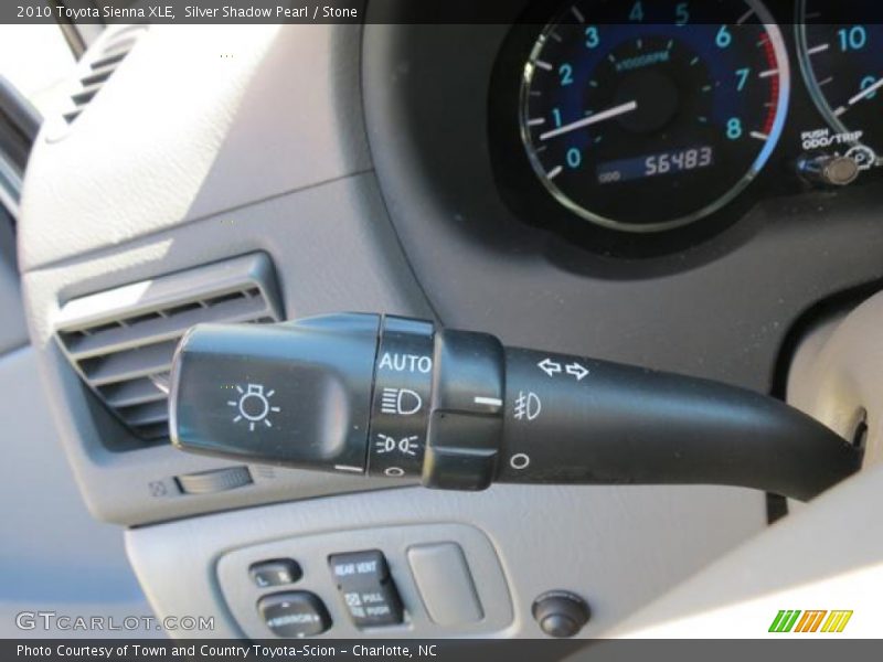 Silver Shadow Pearl / Stone 2010 Toyota Sienna XLE