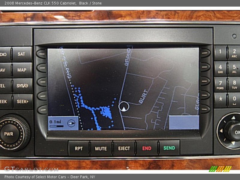 Black / Stone 2008 Mercedes-Benz CLK 550 Cabriolet
