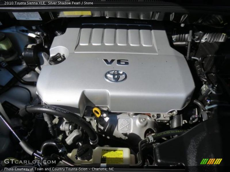 Silver Shadow Pearl / Stone 2010 Toyota Sienna XLE