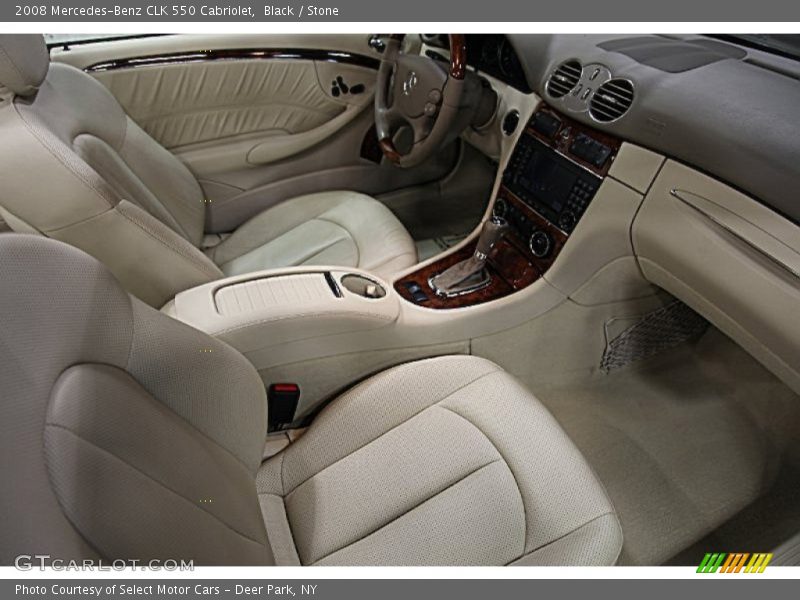 Black / Stone 2008 Mercedes-Benz CLK 550 Cabriolet