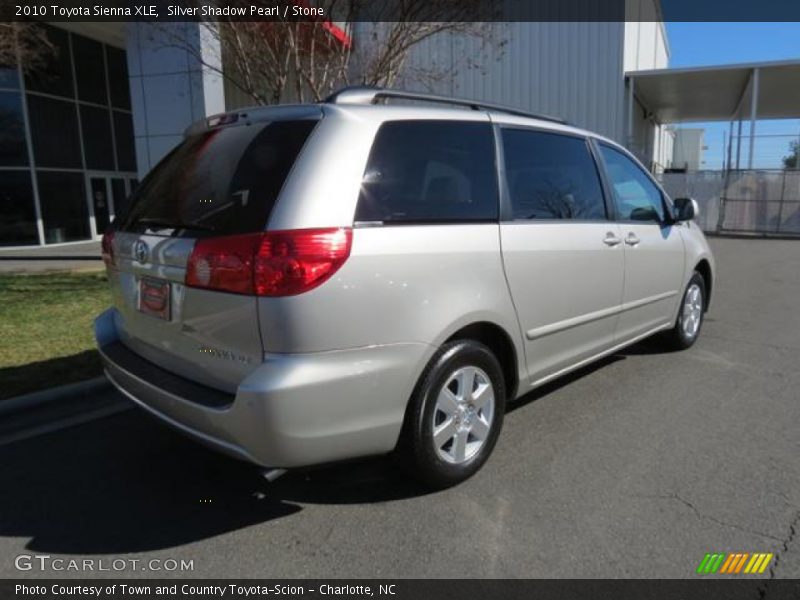 Silver Shadow Pearl / Stone 2010 Toyota Sienna XLE