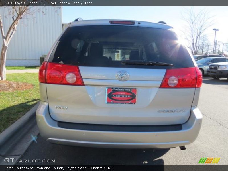 Silver Shadow Pearl / Stone 2010 Toyota Sienna XLE