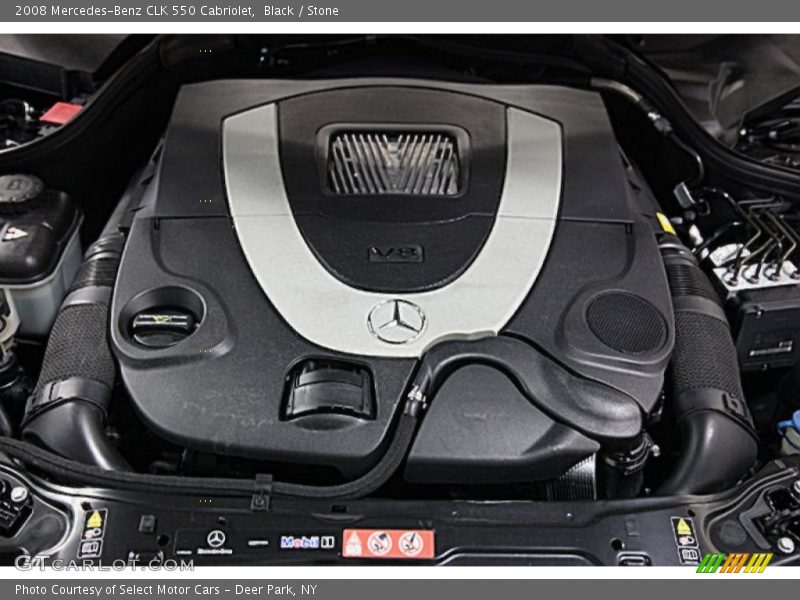 Black / Stone 2008 Mercedes-Benz CLK 550 Cabriolet