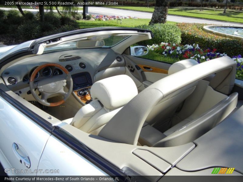  2005 SL 500 Roadster Stone Interior
