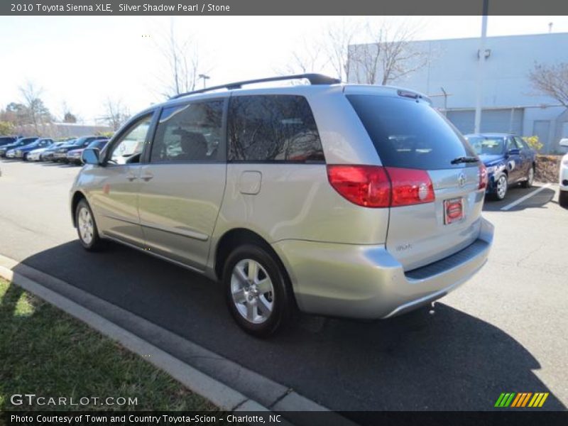 Silver Shadow Pearl / Stone 2010 Toyota Sienna XLE