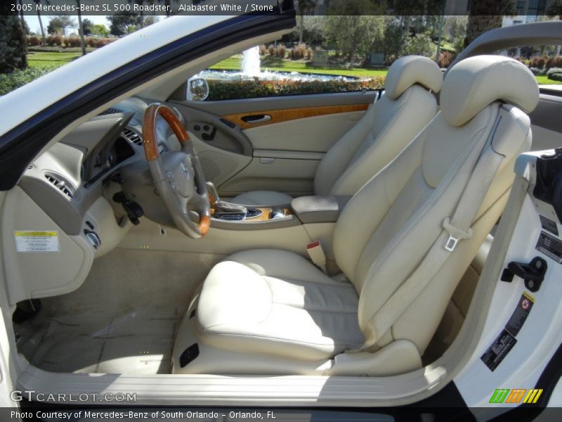 Front Seat of 2005 SL 500 Roadster