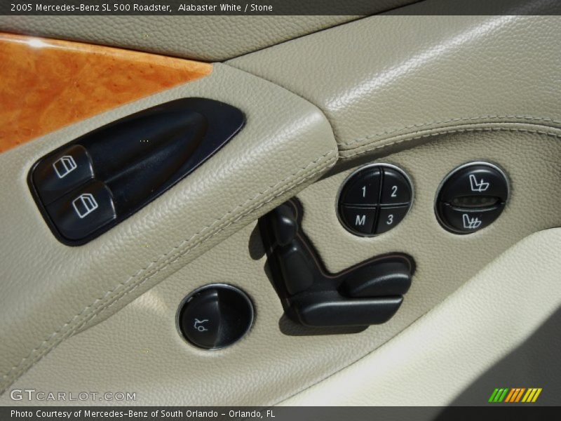 Controls of 2005 SL 500 Roadster