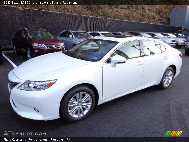 Starfire White Pearl / Parchment 2013 Lexus ES 350