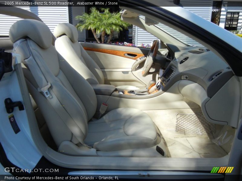  2005 SL 500 Roadster Stone Interior