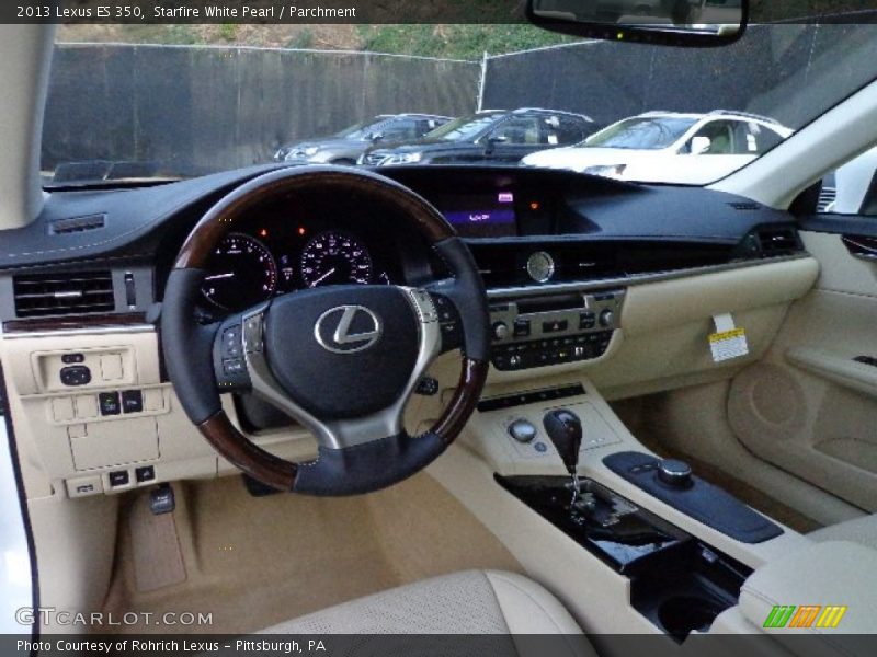 Starfire White Pearl / Parchment 2013 Lexus ES 350