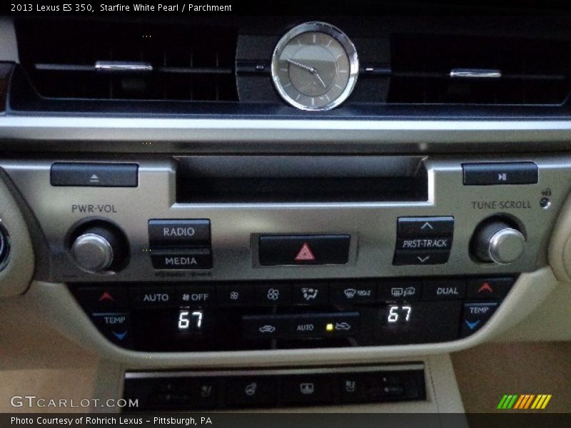 Starfire White Pearl / Parchment 2013 Lexus ES 350