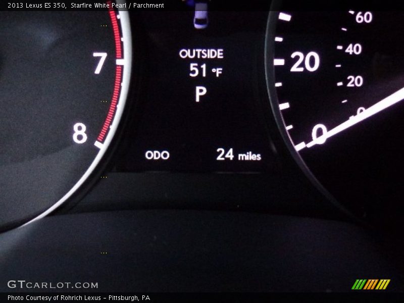 Starfire White Pearl / Parchment 2013 Lexus ES 350