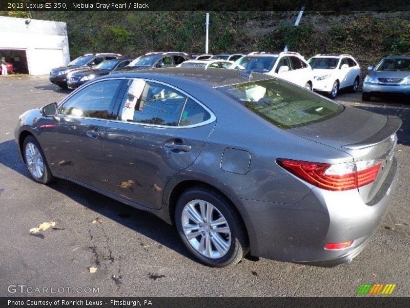 Nebula Gray Pearl / Black 2013 Lexus ES 350