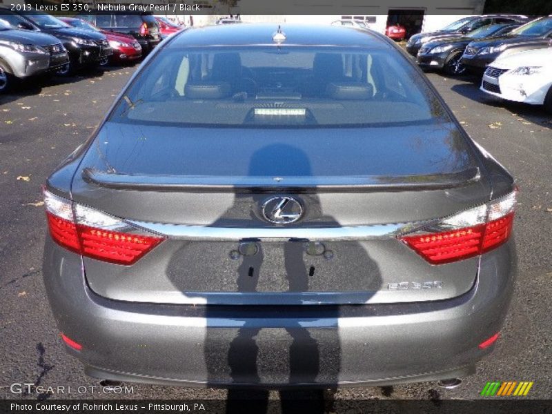 Nebula Gray Pearl / Black 2013 Lexus ES 350