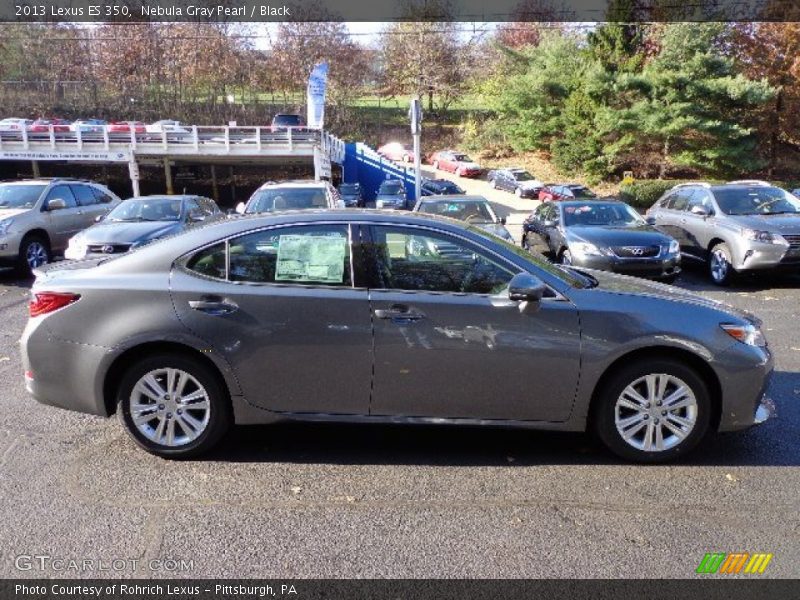 Nebula Gray Pearl / Black 2013 Lexus ES 350