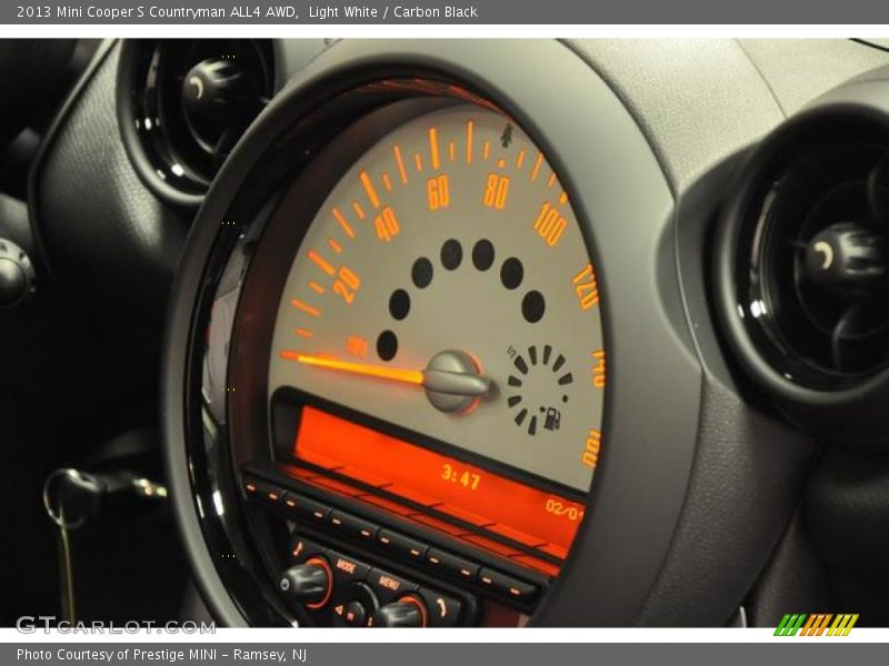 Light White / Carbon Black 2013 Mini Cooper S Countryman ALL4 AWD