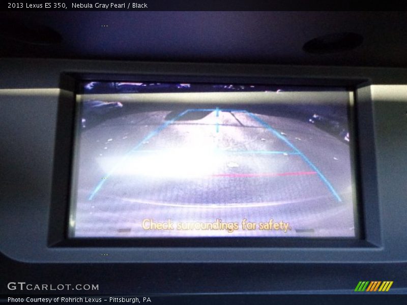Nebula Gray Pearl / Black 2013 Lexus ES 350
