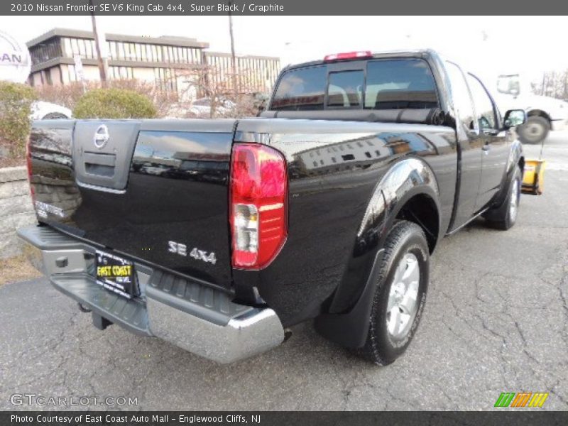 Super Black / Graphite 2010 Nissan Frontier SE V6 King Cab 4x4