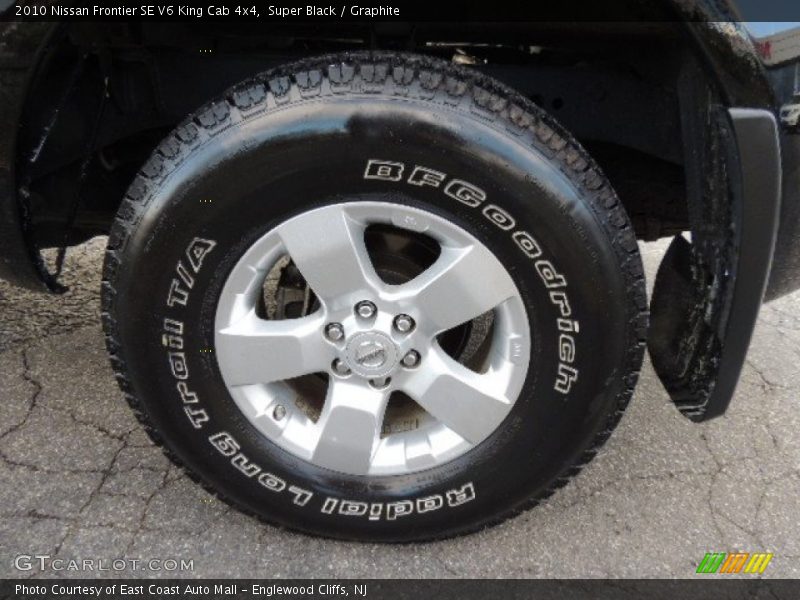 Super Black / Graphite 2010 Nissan Frontier SE V6 King Cab 4x4