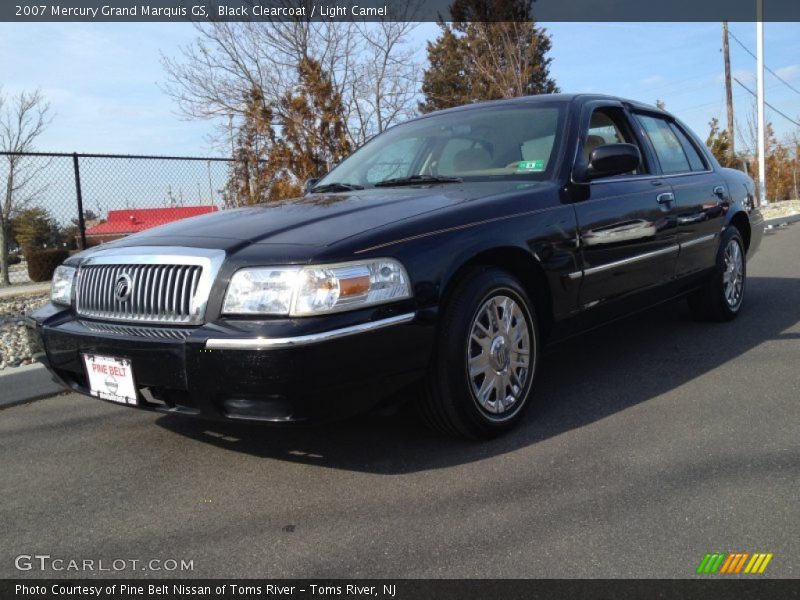 Black Clearcoat / Light Camel 2007 Mercury Grand Marquis GS