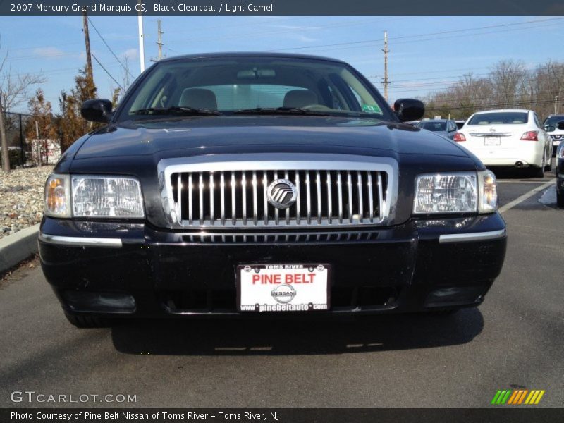 Black Clearcoat / Light Camel 2007 Mercury Grand Marquis GS