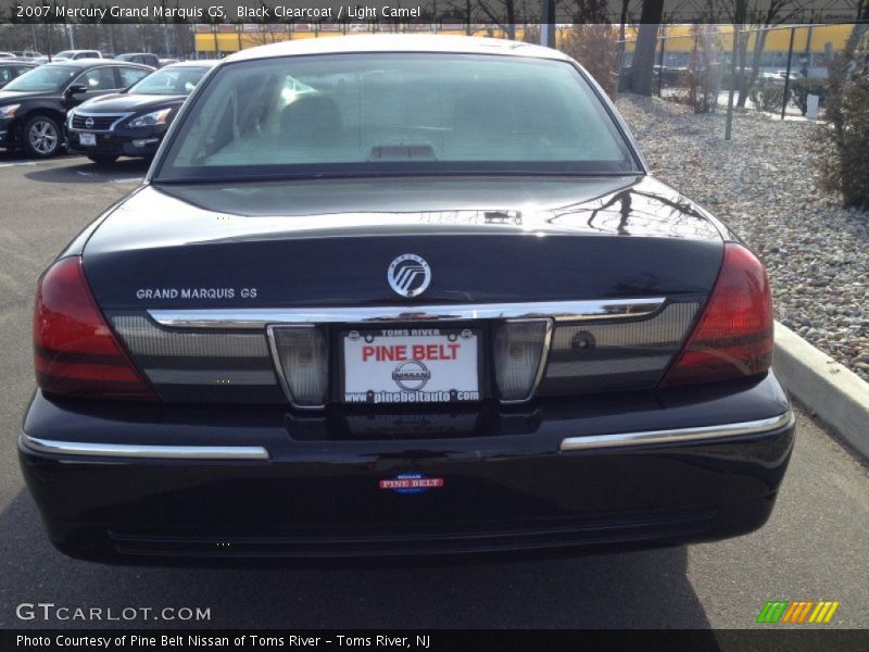 Black Clearcoat / Light Camel 2007 Mercury Grand Marquis GS