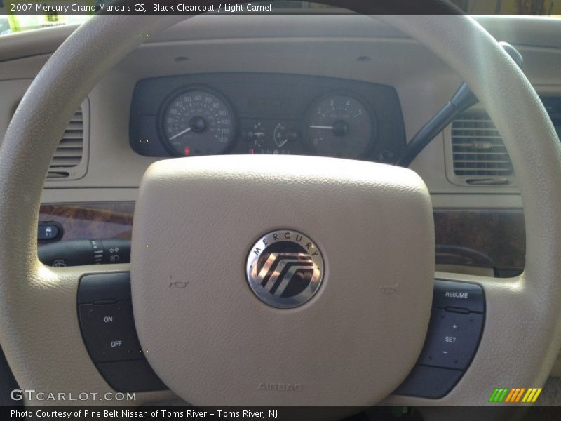 Black Clearcoat / Light Camel 2007 Mercury Grand Marquis GS